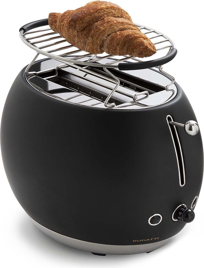 Romeo Brötchenaufsatz für Toaster, silber