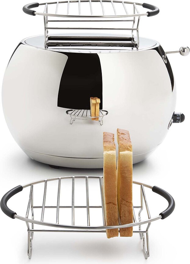 Romeo Toaster Warming Rack, silver
