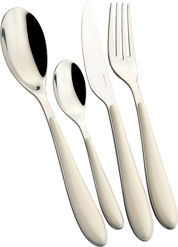Set di posate Gioia, crema, 24 pezzi