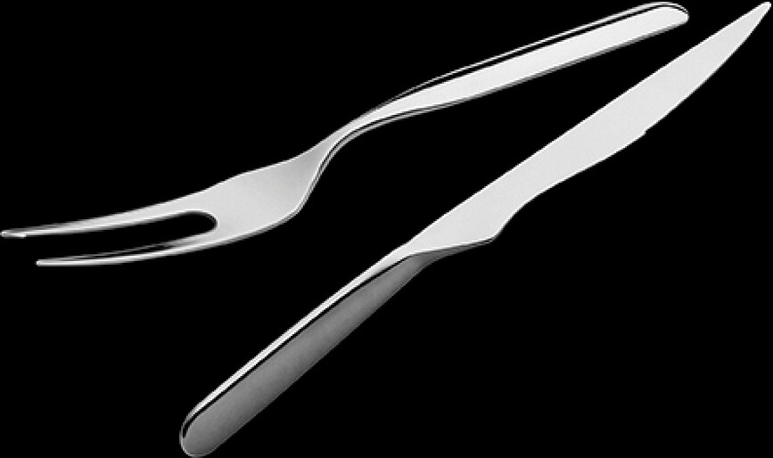 Set posate da carne Vidal in confezione regalo, 2 pezzi
