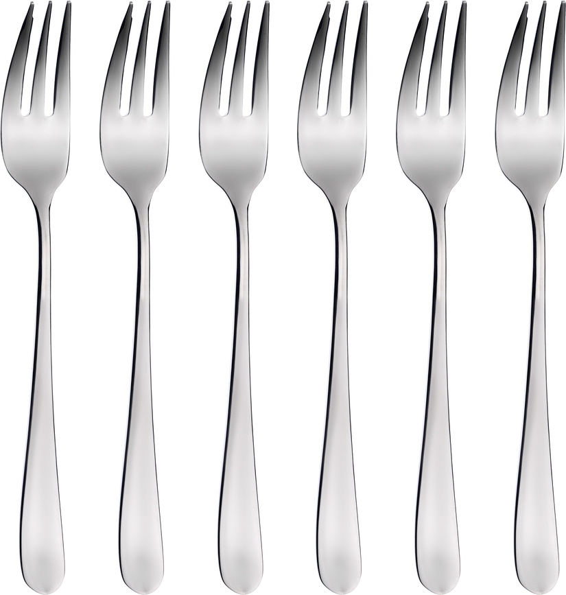 Settimocielo Cake Forks, silver, in gift box, 6 pcs.