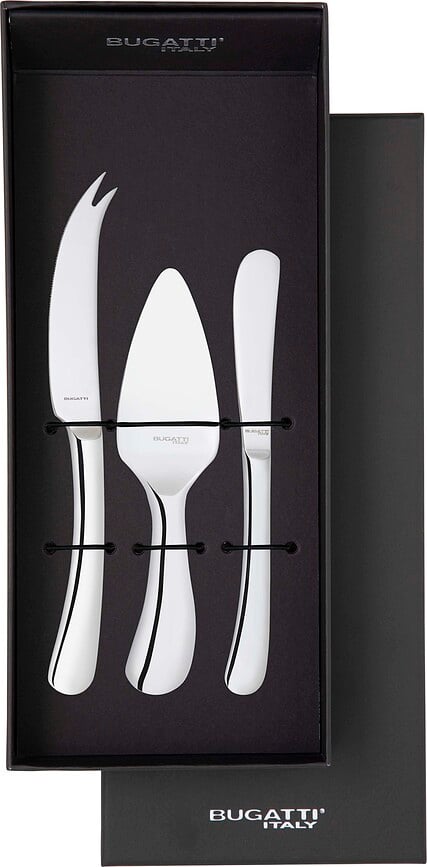 Settimocielo Cheese Serving Set, silver, in gift box, 3-piece set