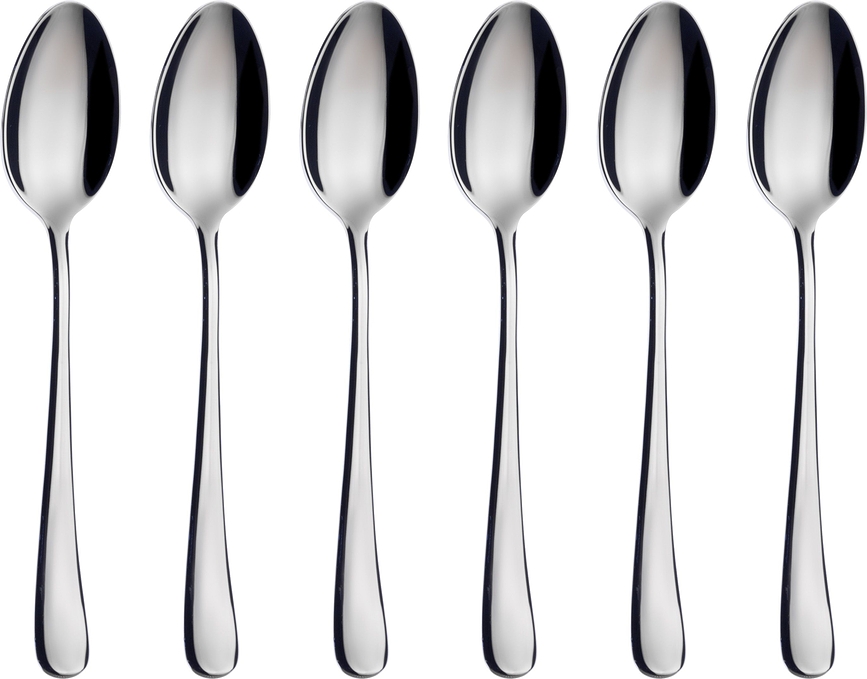 Settimocielo Coffee Spoons, silver, in gift box, 6 pcs.