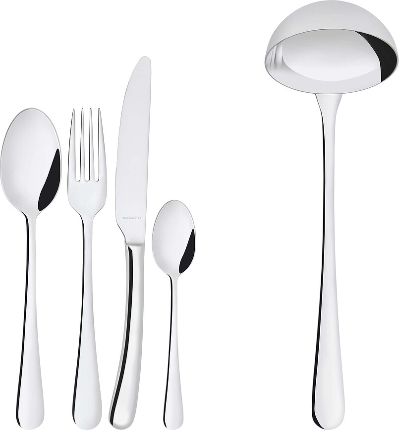 Settimocielo Cutlery Set, silver, in gift box, 49-piece set