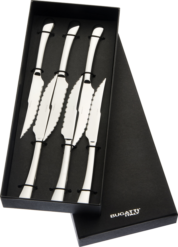 Settimocielo Steak Knives, silver, in gift box, 6 pcs.