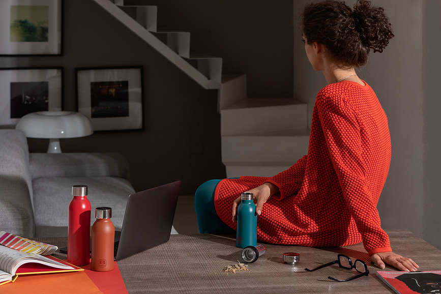Termopudel BBottles Matt 350 ml, terrakota