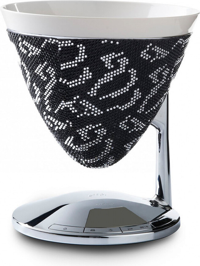 Uma keukenweegschaal met Swarovski kristallen