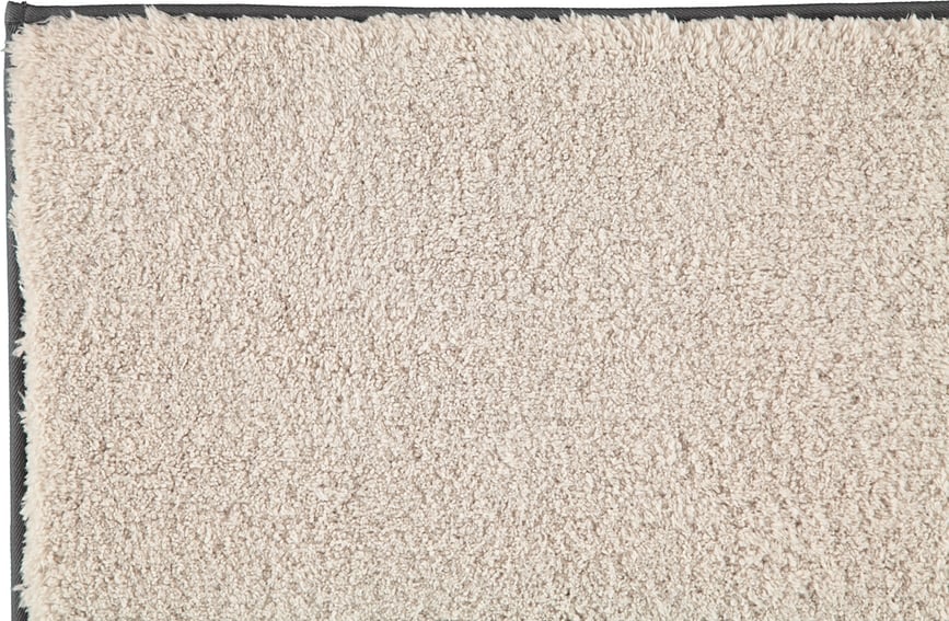 Alfombra de Baño lisa Cawo, 60 x 60 cm, platino, antideslizante