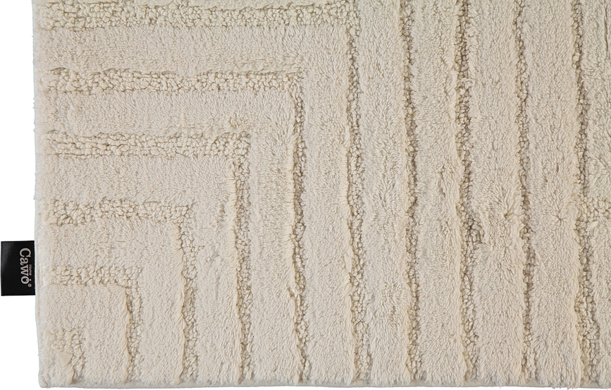 Alfombra de Baño texturizada Cawo, 60 x 100 cm, blanco