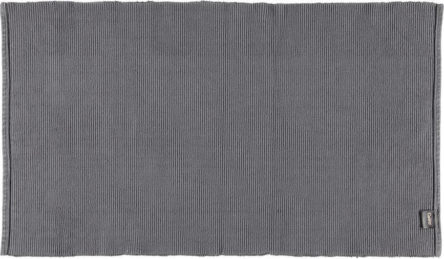 Alfombra de Baño tejida a mano Cawo, 60 x 100 cm, beige, diseño de damero