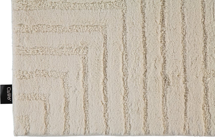 Alfombra de Baño gofrada Cawo, 60 x 60 cm, plateada