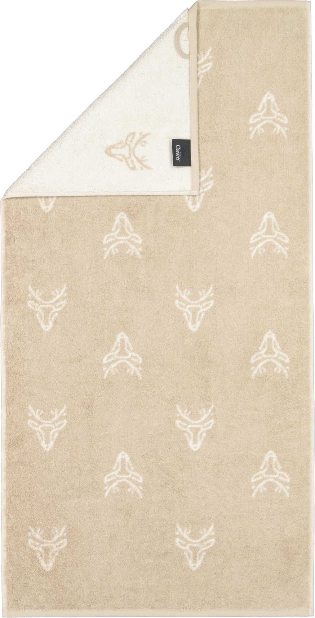 Alpenchic Allover Handtuch 30 x 50 cm, natur
