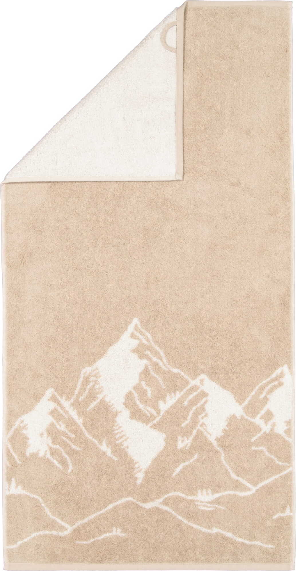 Alpenchic Berge Handtuch 50 x 100 cm, natur