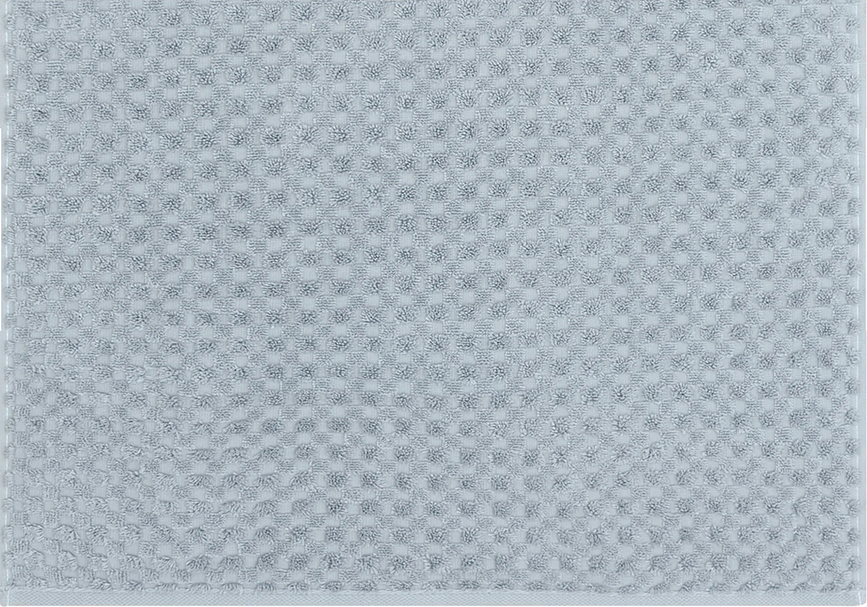 Asciugamano Pure Elements Uni&Struktur 80 x 150 cm, bianco-grigio