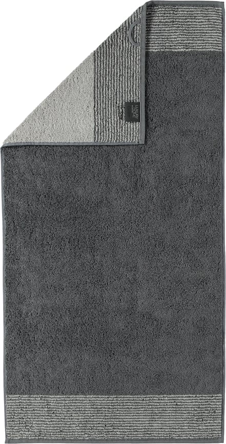Asciugamano Two-Tone 80 x 200 cm grigio scuro