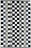 Asciugamano Unique scacchiera 30 x 50 cm color antracite