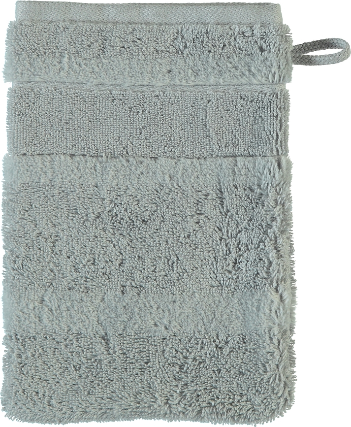 Badehandske Noblesse II glat 16 x 22 cm platin