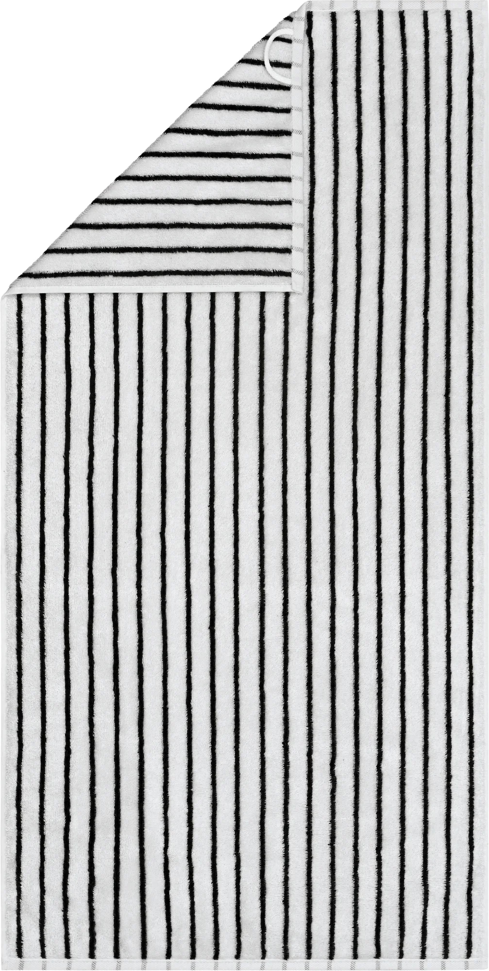 Black&White Streifen Handtuch 50 x 100 cm