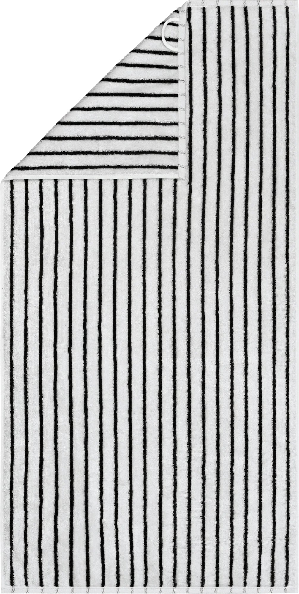 Black&White Streifen Handtuch 80 x 150 cm