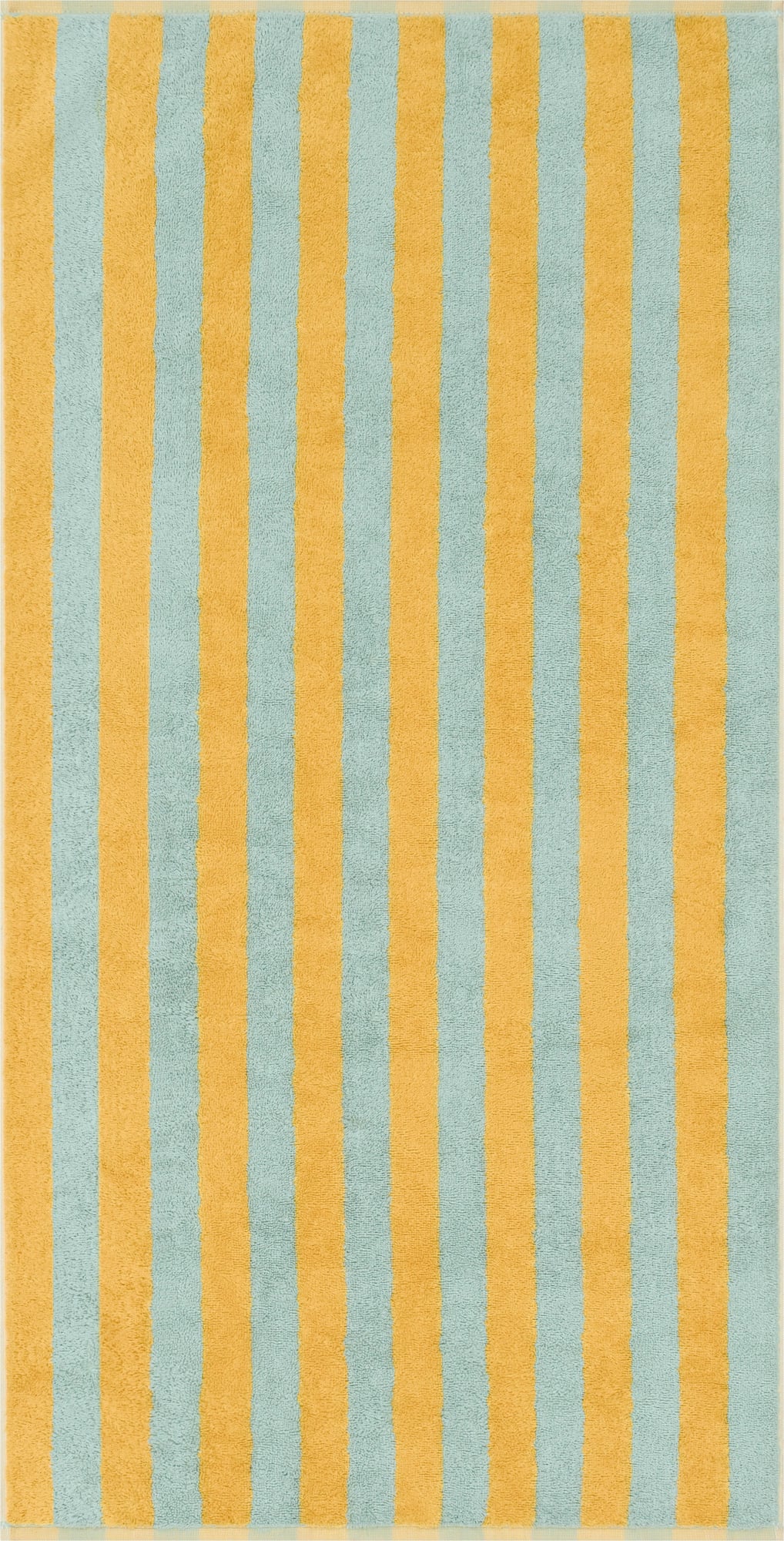 Bold Streifen Handtuch 50 x 100 cm, mint-gelb