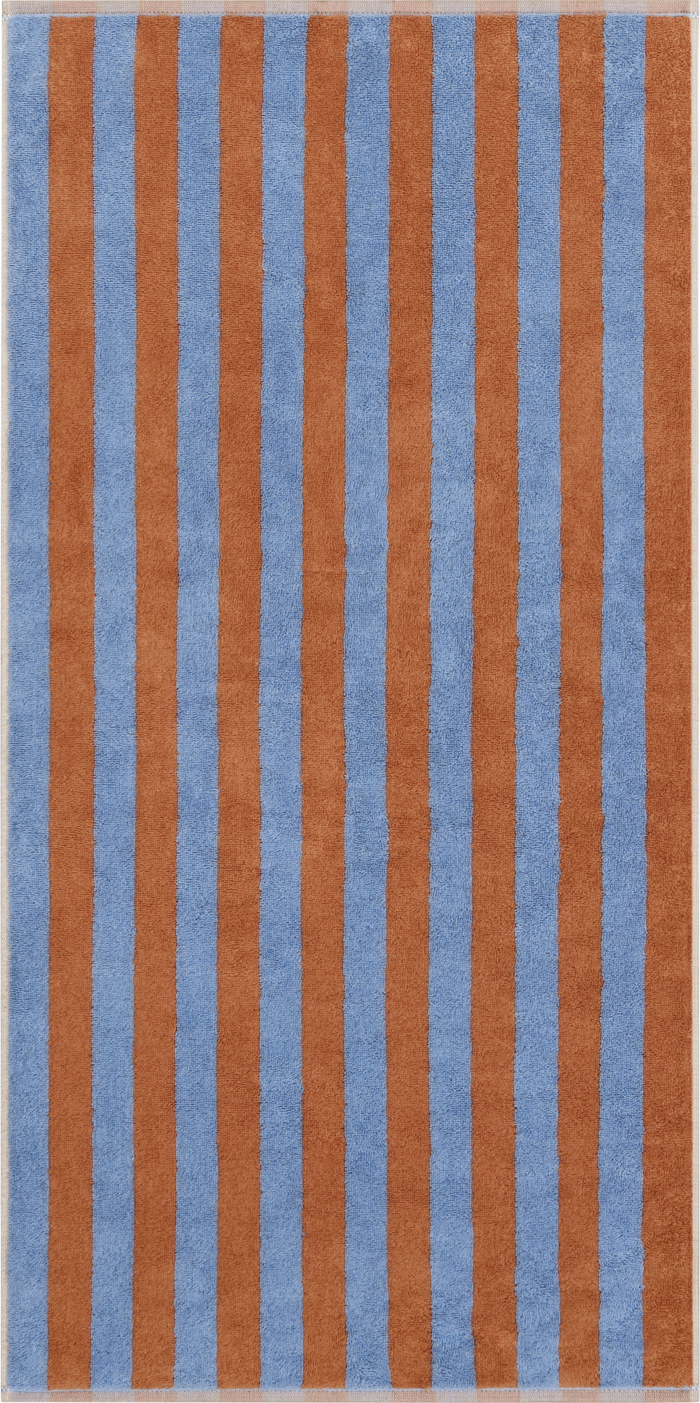 Bold Streifen Handtuch 70 x 140 cm, blau-orange