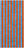 Bold Streifen Towel 50 x 100 cm, blue-orange