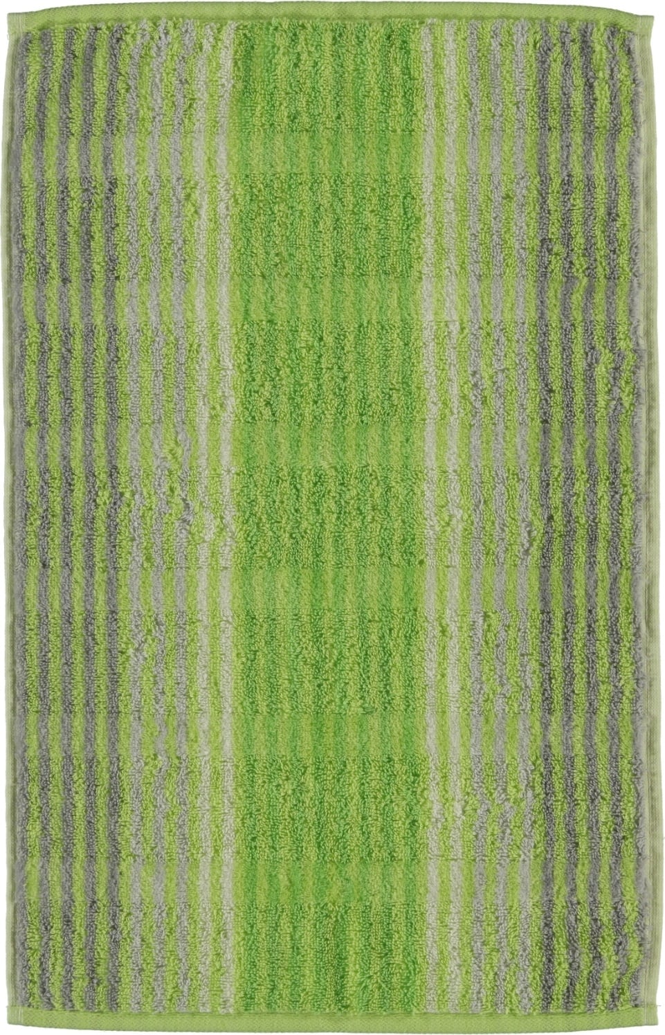 Cashmere Handtuch 30 x 50 cm gestreift kiwi