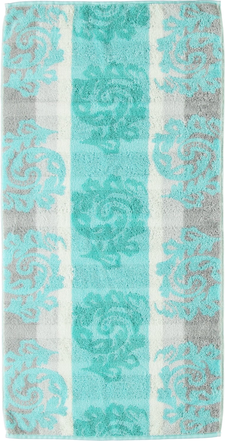 Cashmere Handtuch 50 x 100 cm Jacquard mintgrün