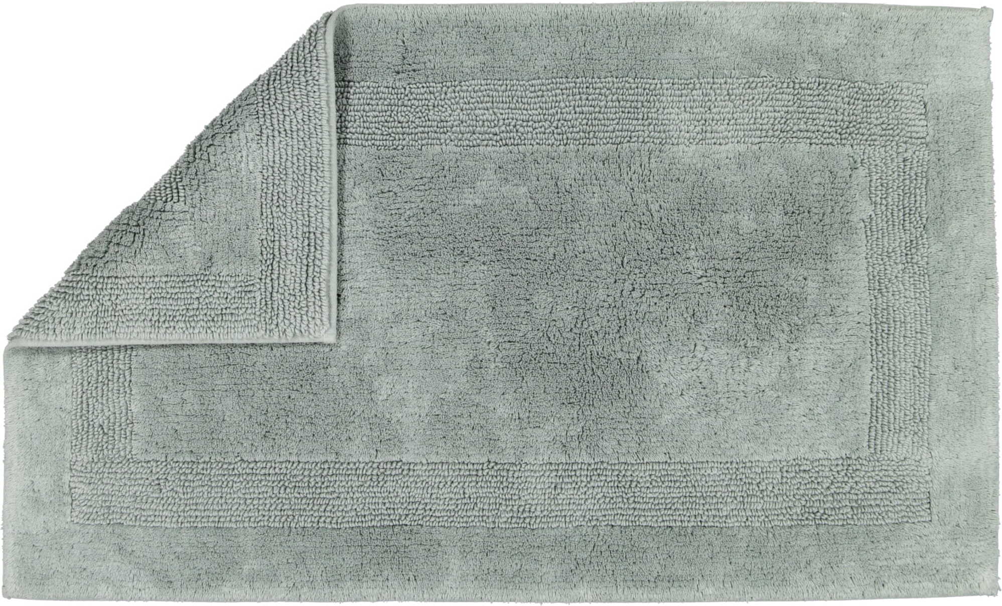 Cawo Badezimmer-Teppich 100 x 60 cm gedecktes Grün