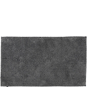 Cawo Badezimmer-Teppich 60 x 100 cm glatt anthrazitfarbig Anti-Rutsch