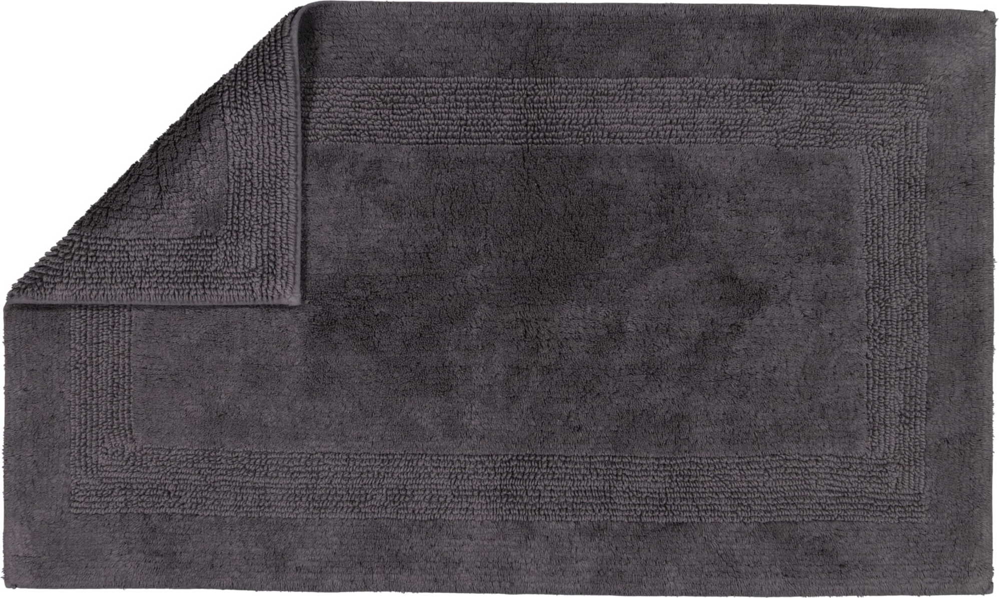 Cawo Badezimmer-Teppich 60 x 60 cm dunkelgrau