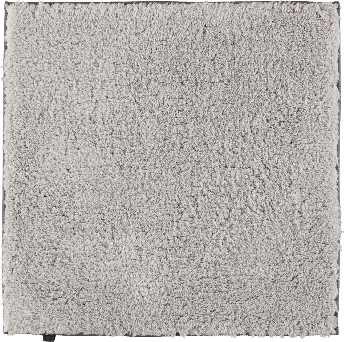 Cawo Badezimmer-Teppich 60 x 60 cm glatt platinfarbig Anti-Rutsch