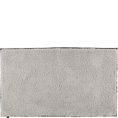 Cawo Badezimmer-Teppich 70 x 120 cm glatt platinfarbig Anti-Rutsch