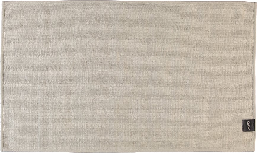 Cawo Tapis de Bain 60 x 100 cm, blanc, gaufré