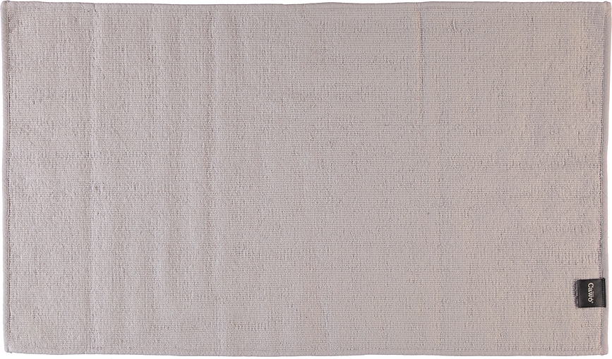 Cawo Tapis de Bain gaufré, 70 x 120 cm, argenté