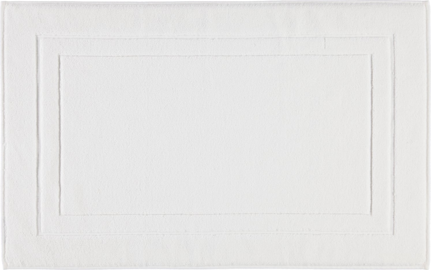 Classic Badezimmer-Teppich 50 x 80 cm weiß