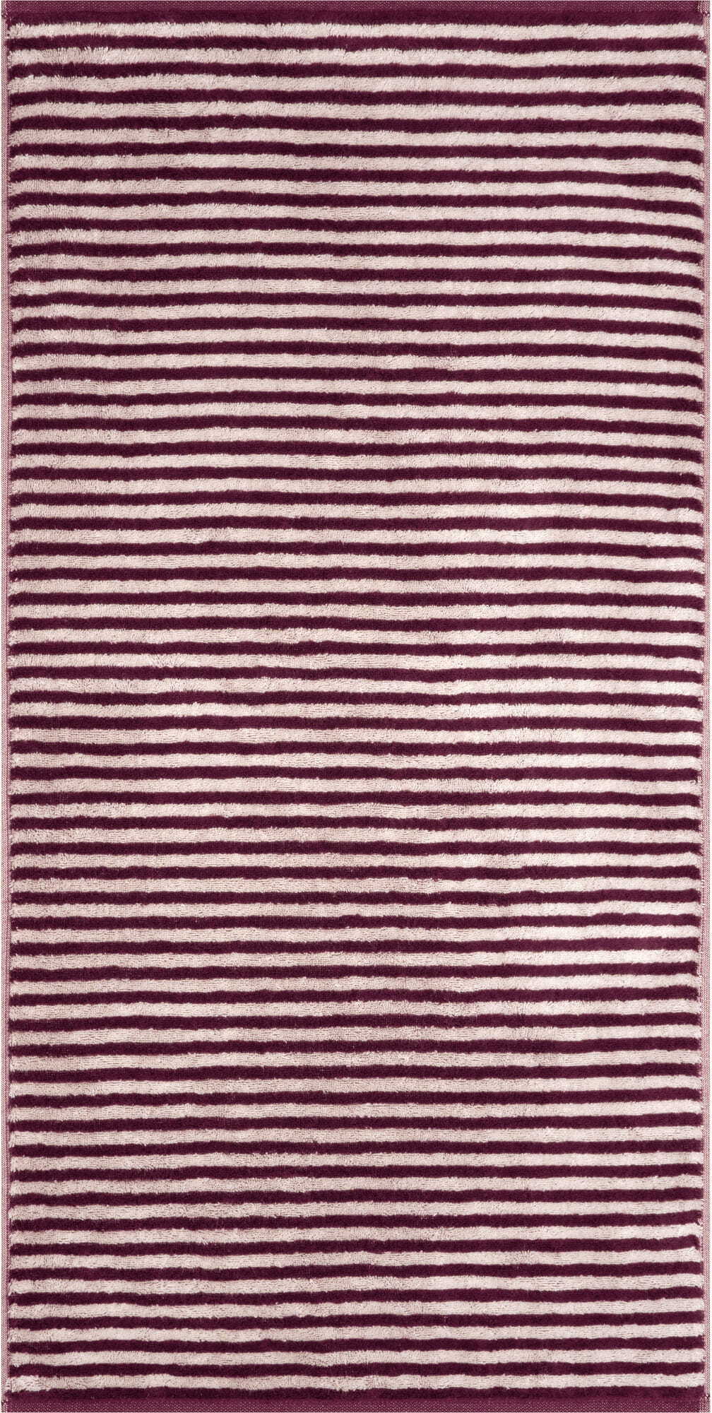 Club Badetuch gestreift 70 x 140 cm, bordeauxrot
