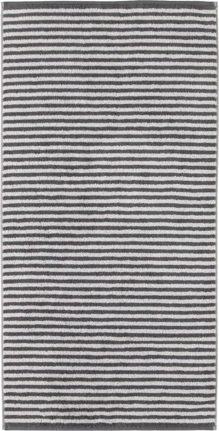 Club Badetuch gestreift 70 x 140 cm, dunkelgrau