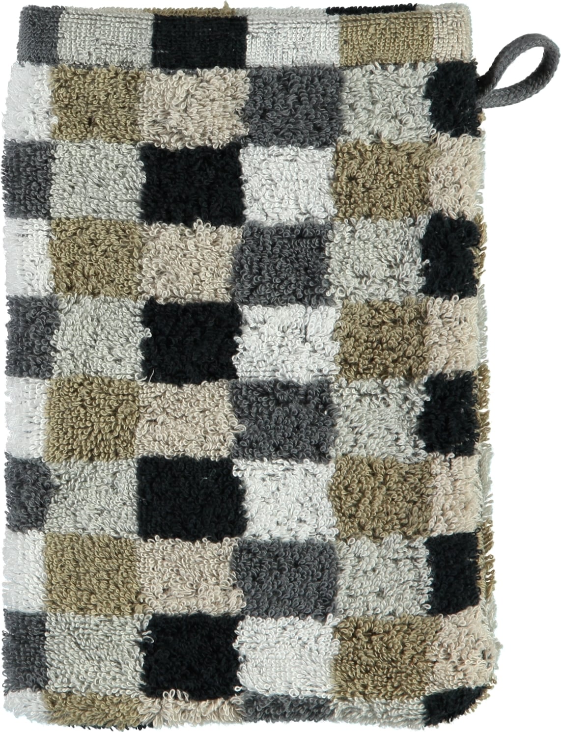 Cube Badehandschuh 16 x 22 cm grau-beige