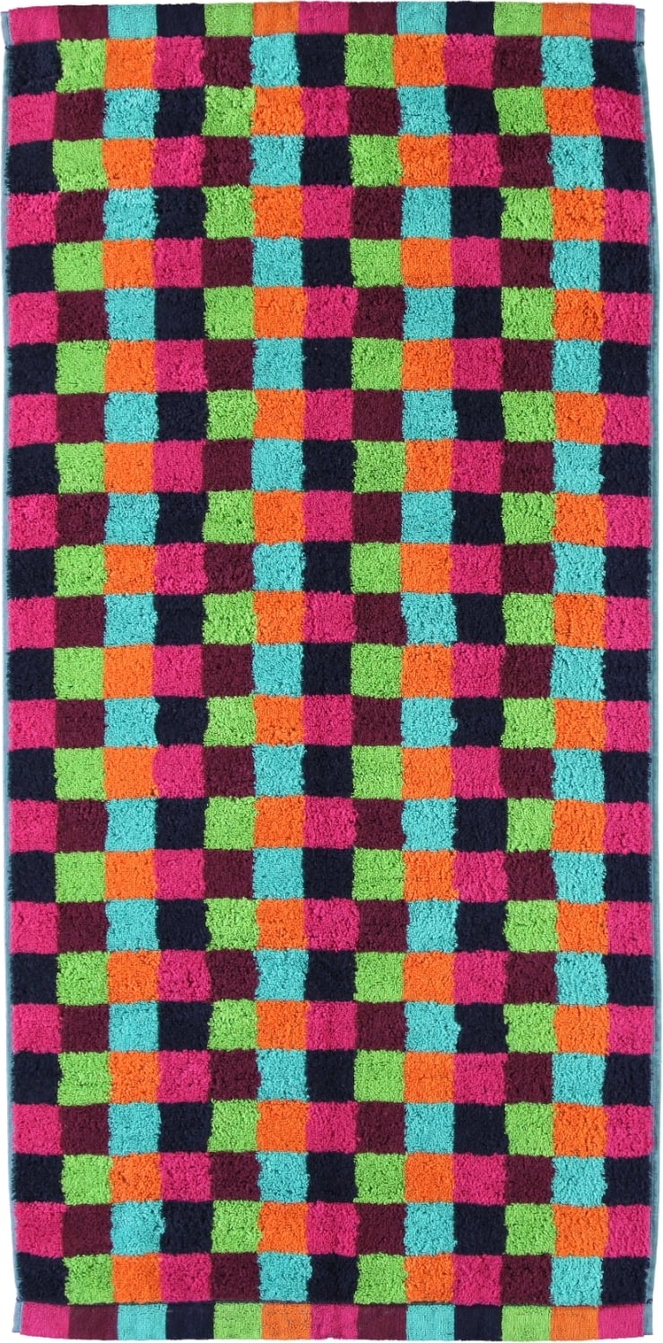 Cube Handtuch 50 x 100 cm bunt dunkel