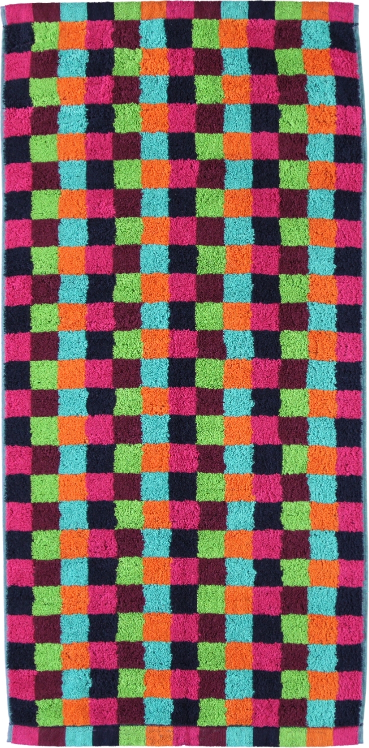 Cube Handtuch 70 x 140 cm bunt dunkel