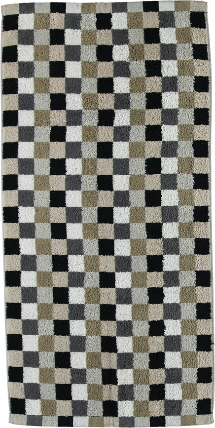 Cube Handtuch 70 x 140 cm grau-beige