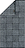 Dvieļu Black&White Chess 50 x 100 cm