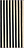 Dvieļu Bold Streifen 70 x 140 cm, melni-bēšs
