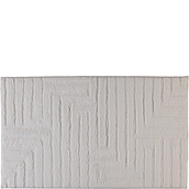 Dywanik łazienkowy Cawo 60 x 100 cm biały wytłaczany