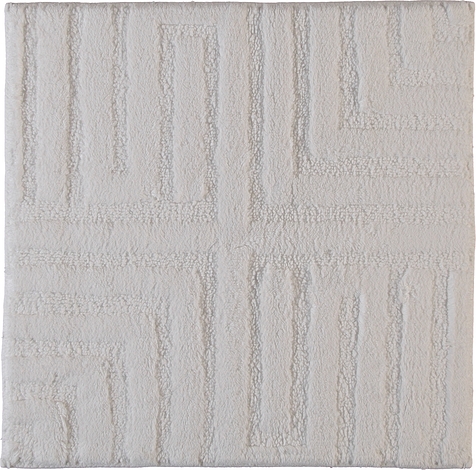 Dywanik łazienkowy Cawo 60 x 60 cm biały wytłaczany