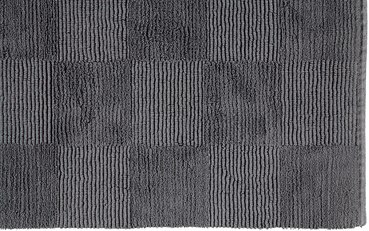 Dywanik łazienkowy Cawo szachownica 60 x 100 cm tkany ręcznie