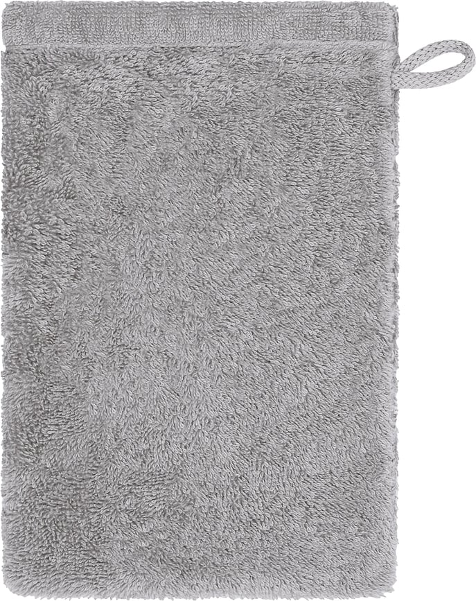 Gant de toilette Lifestyle Uni 16 x 22 cm, gris