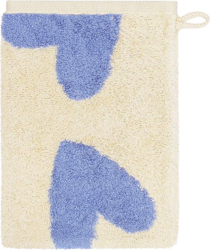 Γάντι μπάνιου Hearts 16 x 22 cm, μπλε