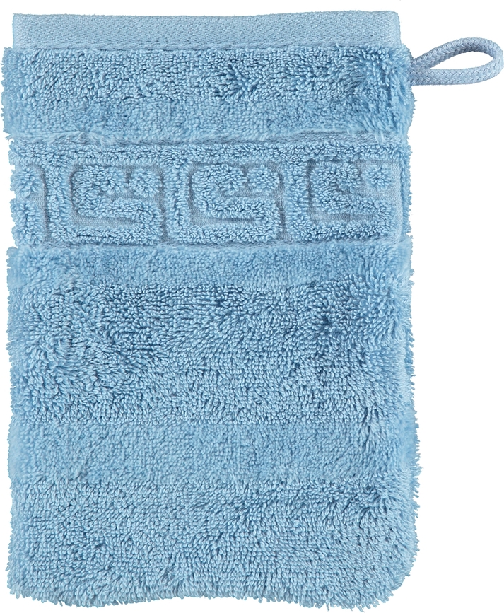Guanto da bagno Noblesse 16 x 22 cm azzurro